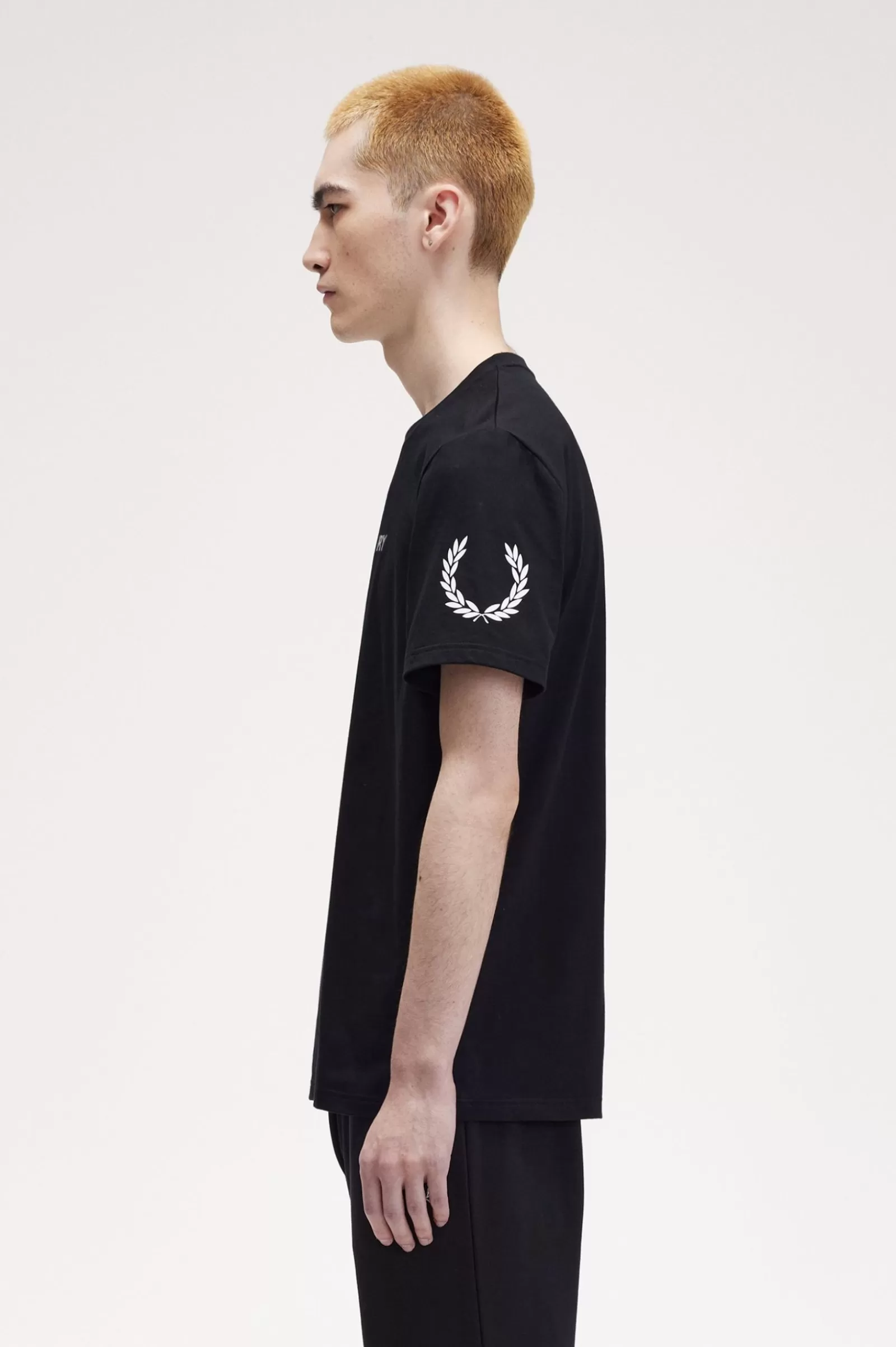 MULHER Fred Perry T-shirt Com Símbolo Duplo Da Marca