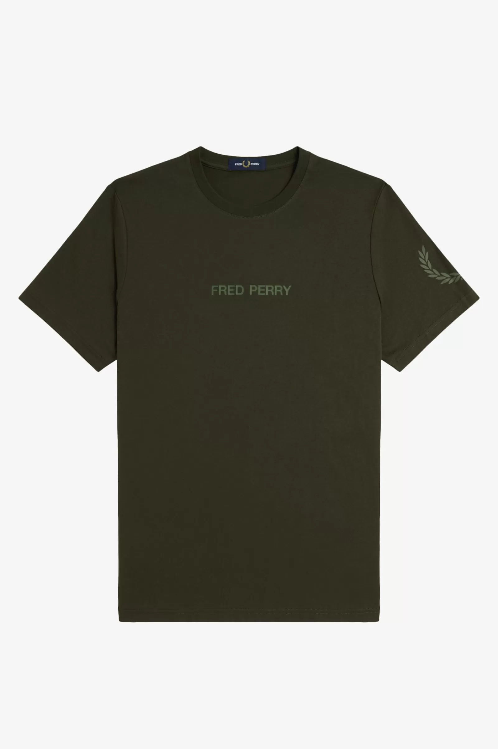 MULHER Fred Perry T-shirt Com Símbolo Duplo Da Marca