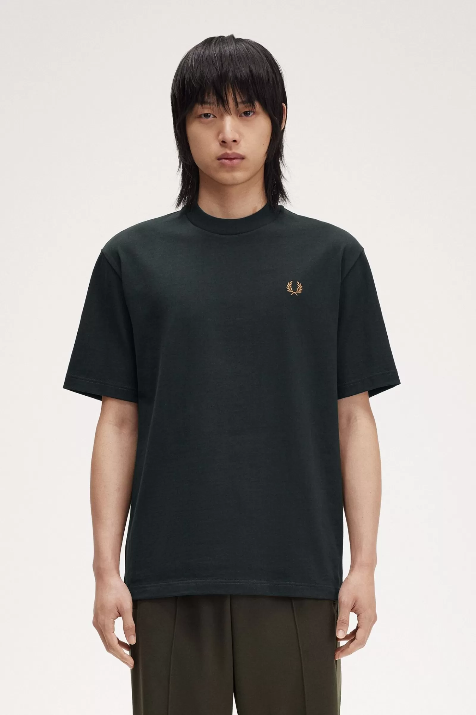 MULHER Fred Perry T-shirt De Corte Folgado