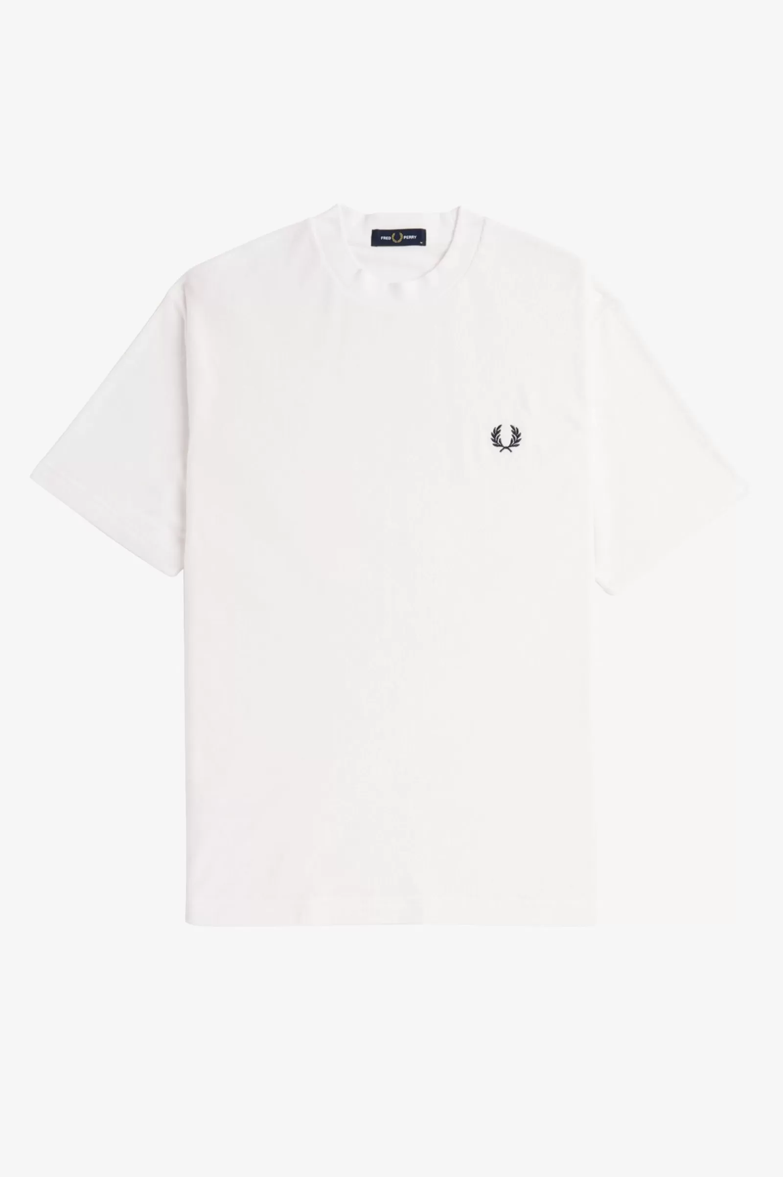 MULHER Fred Perry T-shirt Em Tecido Turco De Corte Largo
