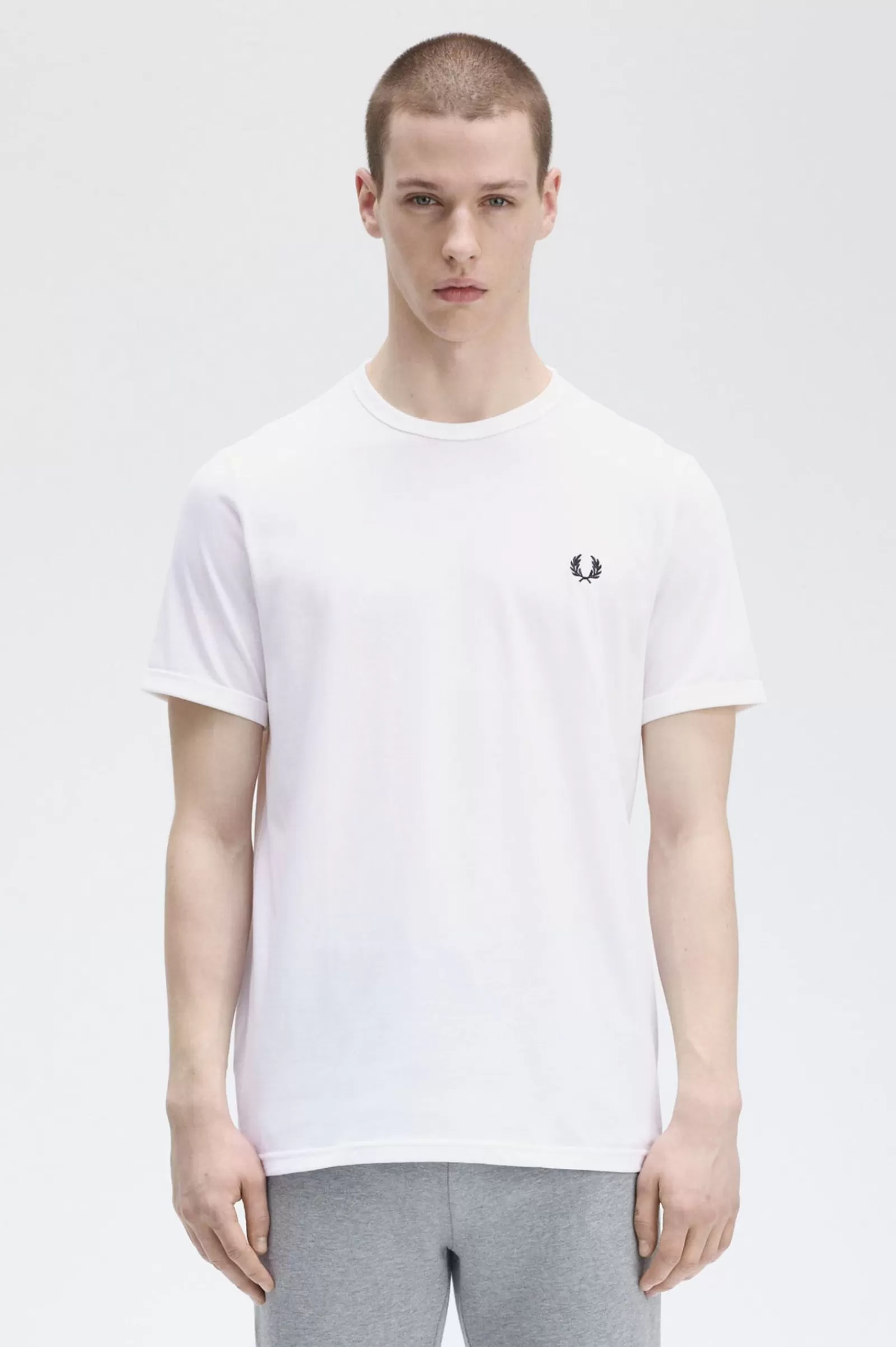 MULHER Fred Perry T-Shirt Ringer