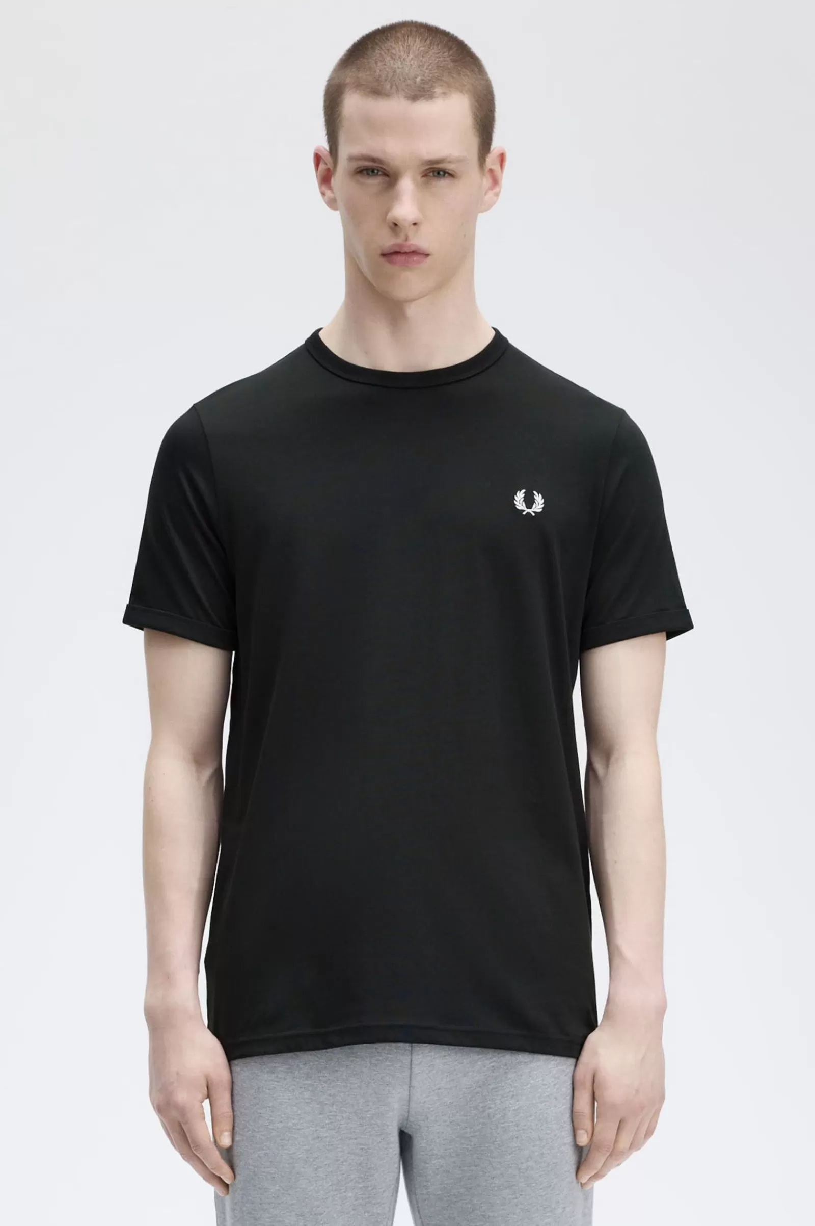 MULHER Fred Perry T-Shirt Ringer