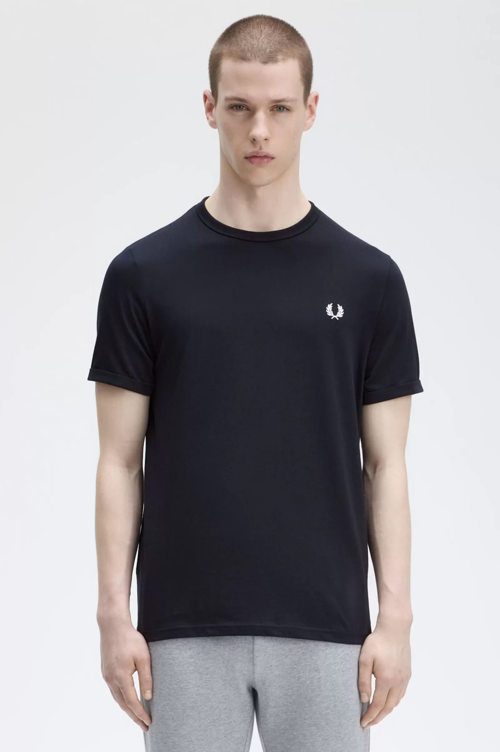 MULHER Fred Perry T-Shirt Ringer