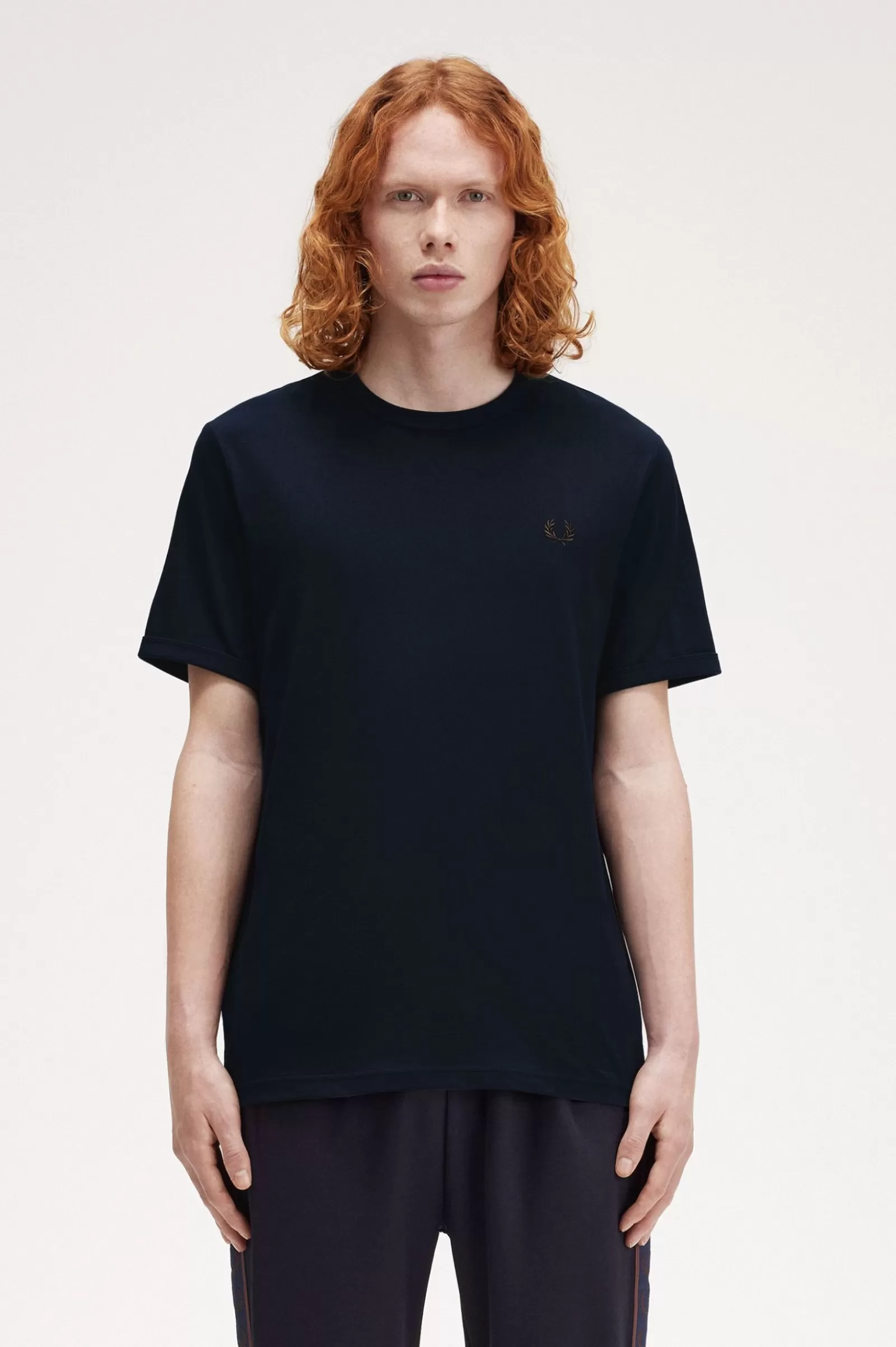 MULHER Fred Perry T-shirt Ringer