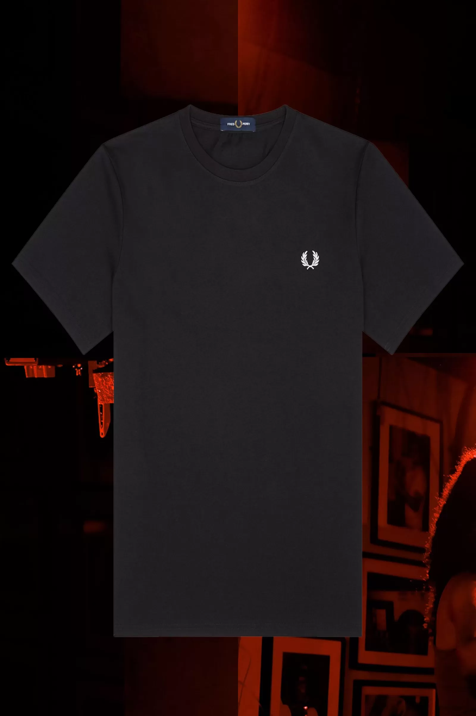 MULHER Fred Perry T-shirt Ringer Munique